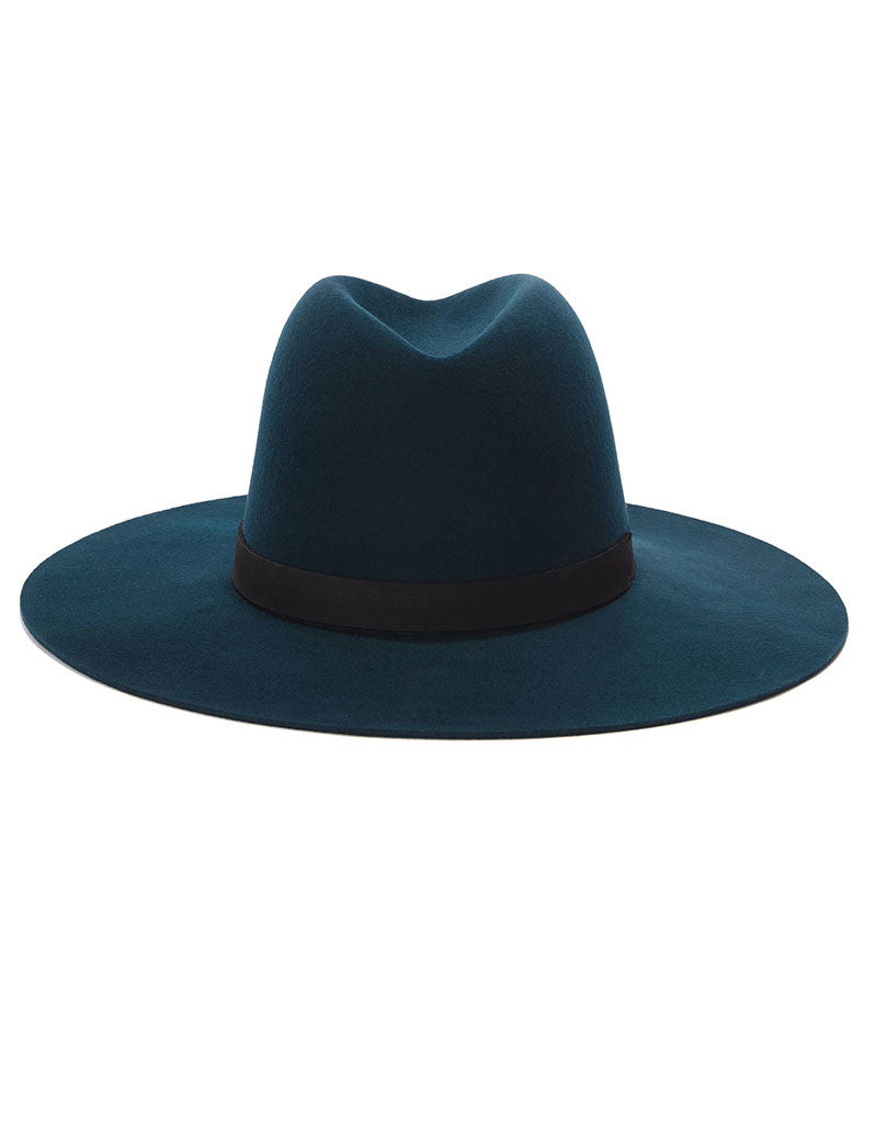 Janessa Leone Fia Teal Hat - SWANK - Hats - 1