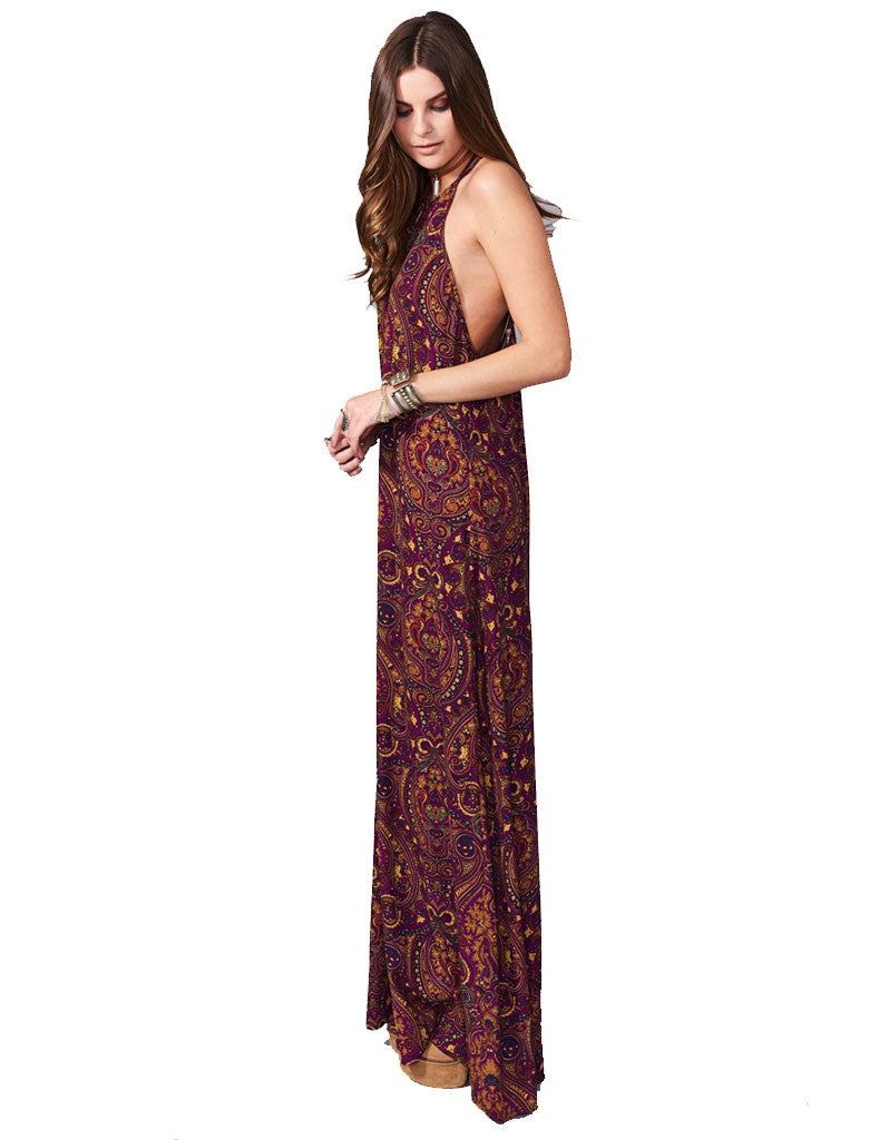 Show Me Your Mumu Flirtini Maxi Dress in Princess Plum - SWANK - Dresses - 2