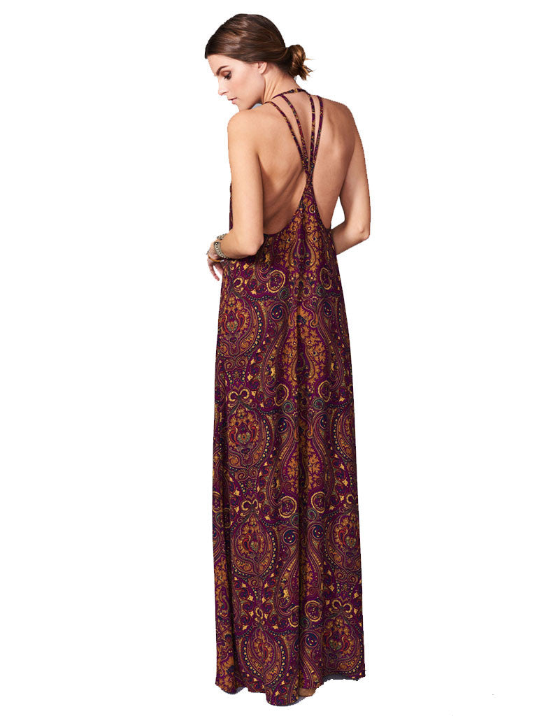 Show Me Your Mumu Flirtini Maxi Dress in Princess Plum - SWANK - Dresses - 3