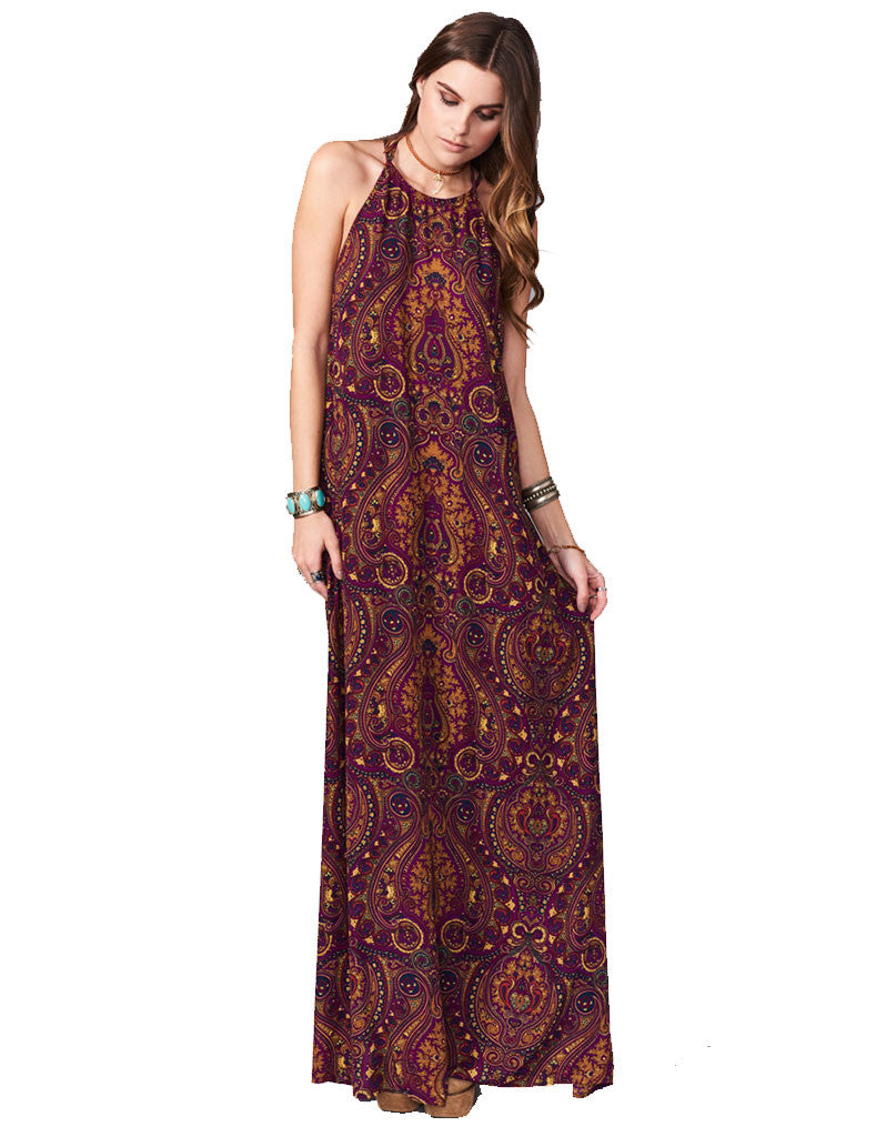 Show Me Your Mumu Flirtini Maxi Dress in Princess Plum - SWANK - Dresses - 1