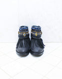 Custom Made Boho Boots in Black | SIZE 38 - SWANK - Shoes - 3