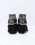 Custom Made Boho Boots in Black | SIZE 40 - SWANK - Shoes - 6