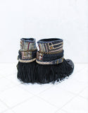 Custom Made Boho Boots in Black | SIZE 40 - SWANK - Shoes - 7