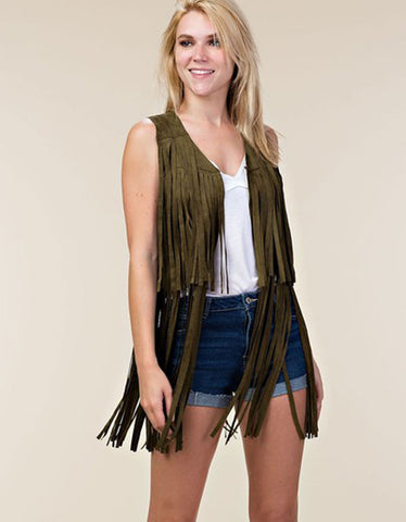 Overtime Hi-Low Long Tie-Dye Vest in Charcoal