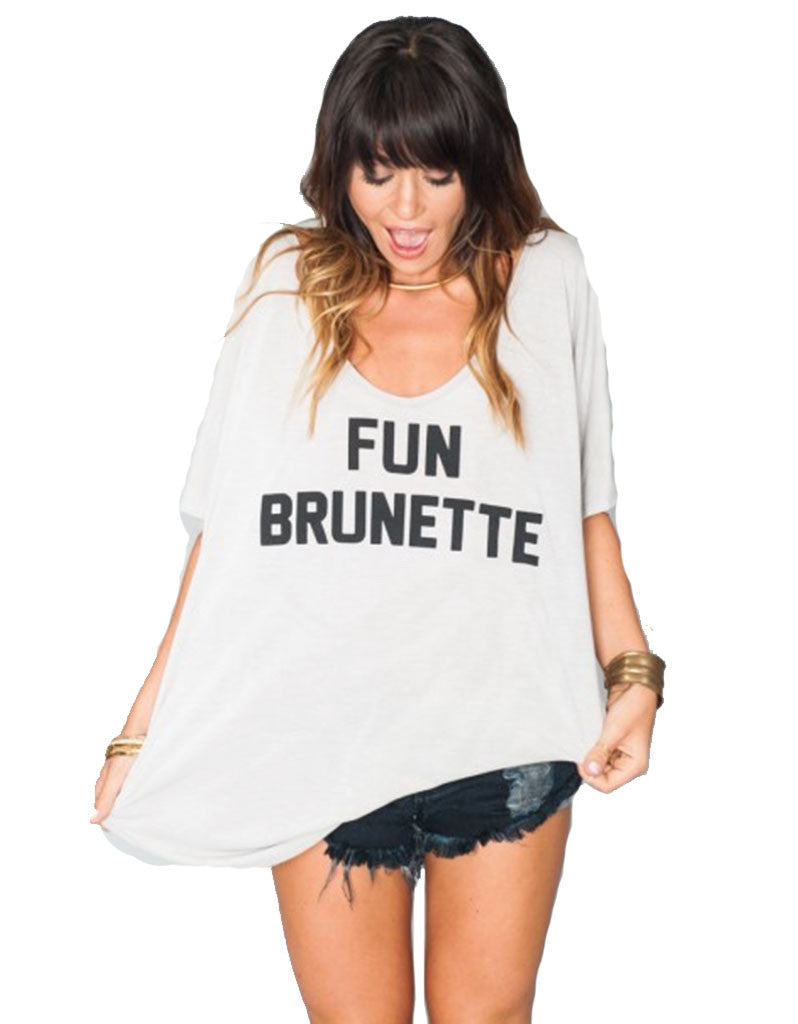 Show Me Your Mumu Benji Tunic Tee in Fun Brunette - SWANK - Tops - 1