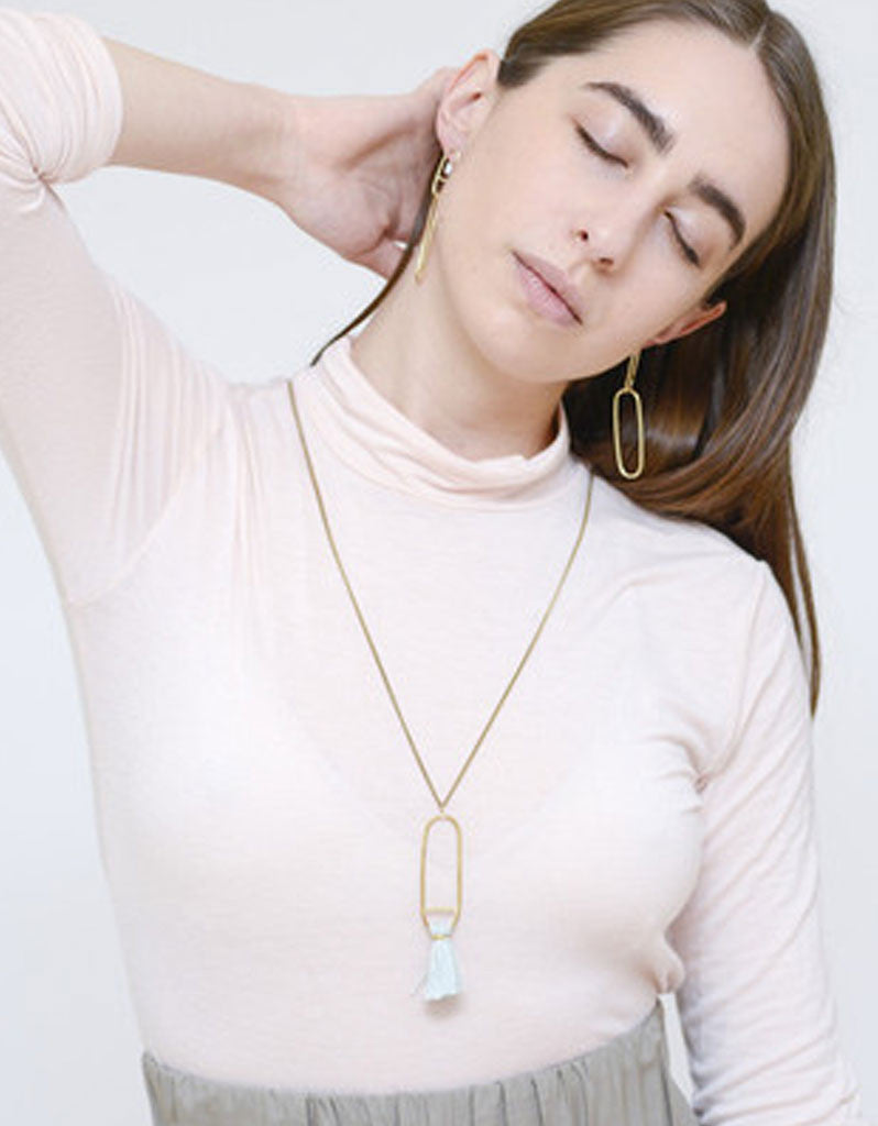 Seaworthy Fusion Necklace in Mint - SWANK - Jewelry - 2