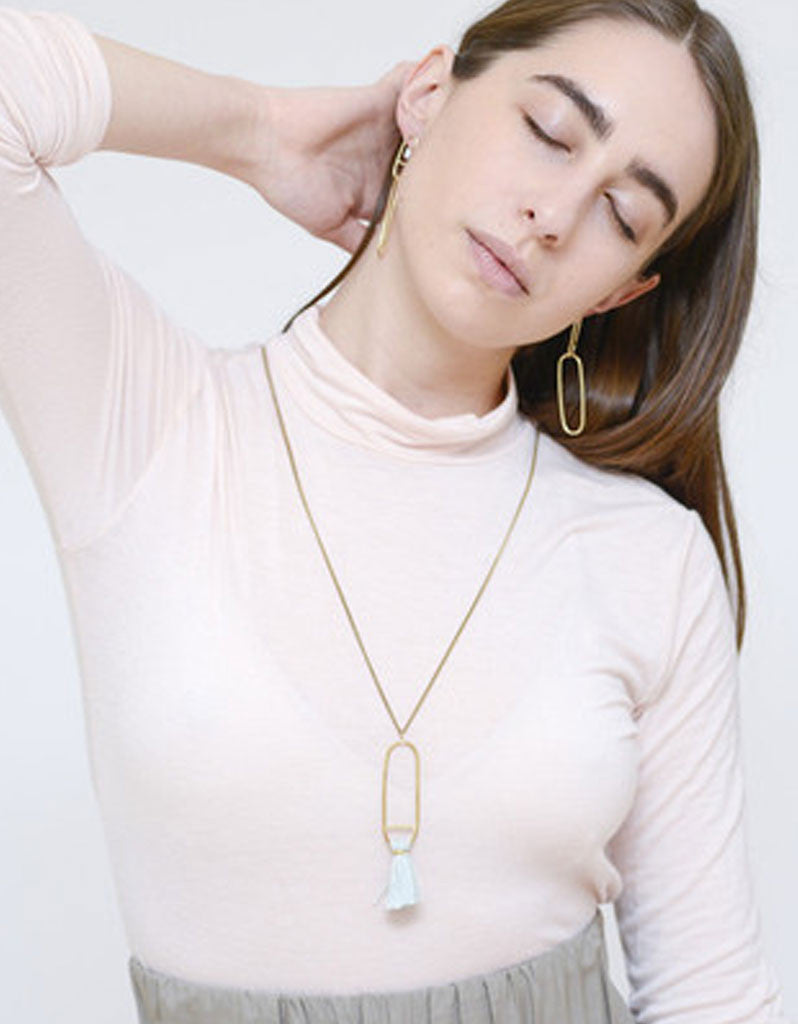 Seaworthy Fusion Necklace in Rose - SWANK - Jewelry - 2