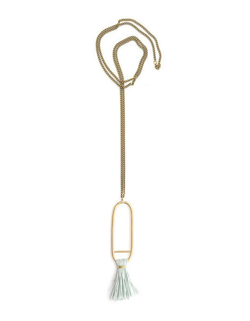 Seaworthy Fusion Necklace in Mint - SWANK - Jewelry - 1