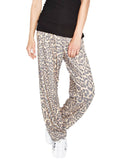 Michael Lauren George Supersoft Sweatpant in Tan Leopard - SWANK - Pants - 2