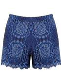 Alexis Gigi Lace Shorts in Passionate Blue - SWANK - Shorts - 1