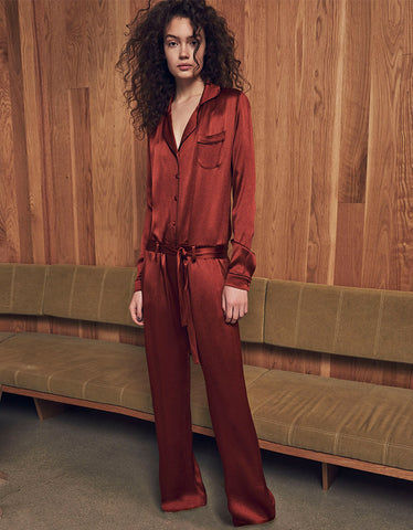 Alexis Gilda Jumpsuit in Rust