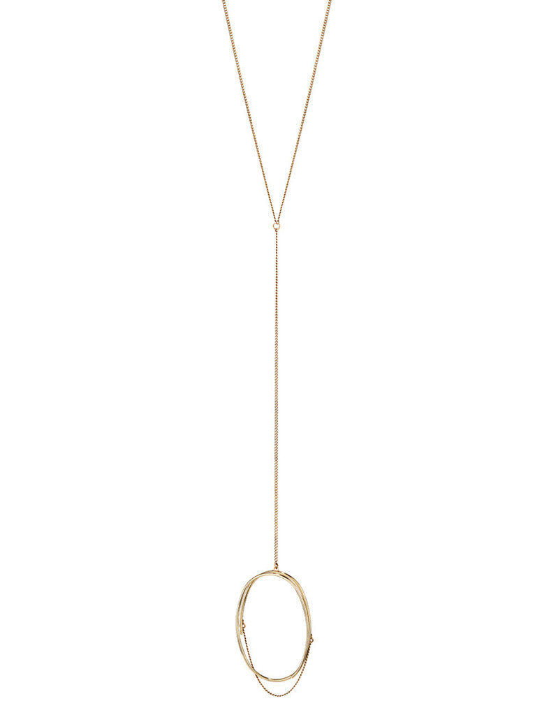Jenny Bird Rill Pendant in Gold - SWANK - Jewelry - 1