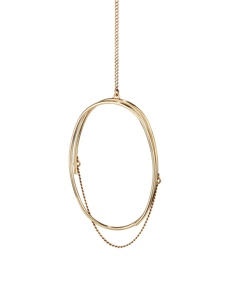 Jenny Bird Rill Pendant in Gold - SWANK - Jewelry - 2