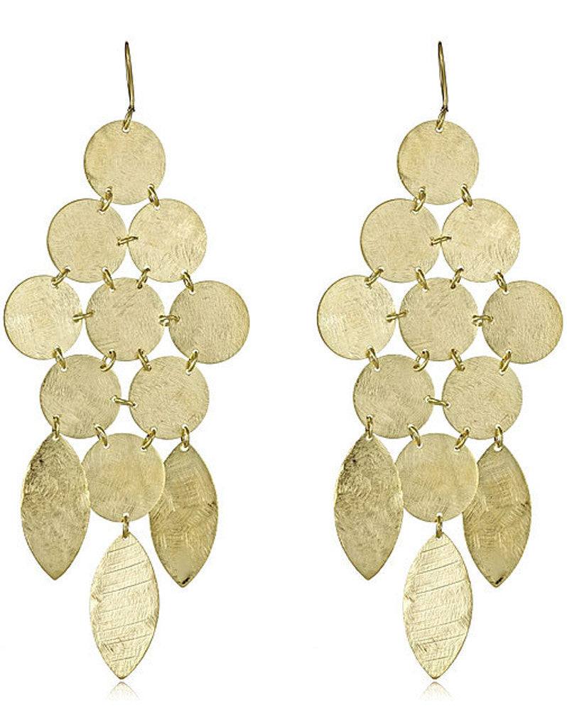 Chandelier Earrings in Gold - SWANK - Jewelry - 2