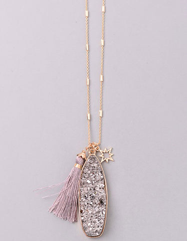 Fiona Paxton Chain Fringe Necklace in Gold