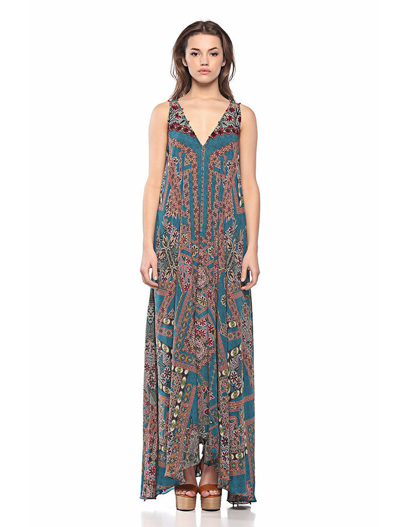 Hemant and Nandita The Wild Long Dress - SWANK - Dresses - 1