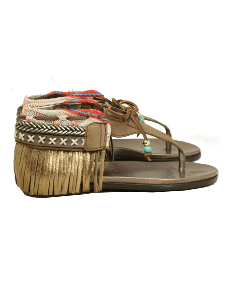 INDIE BOHO SANDALS - BROWN - SWANK - Shoes - 11