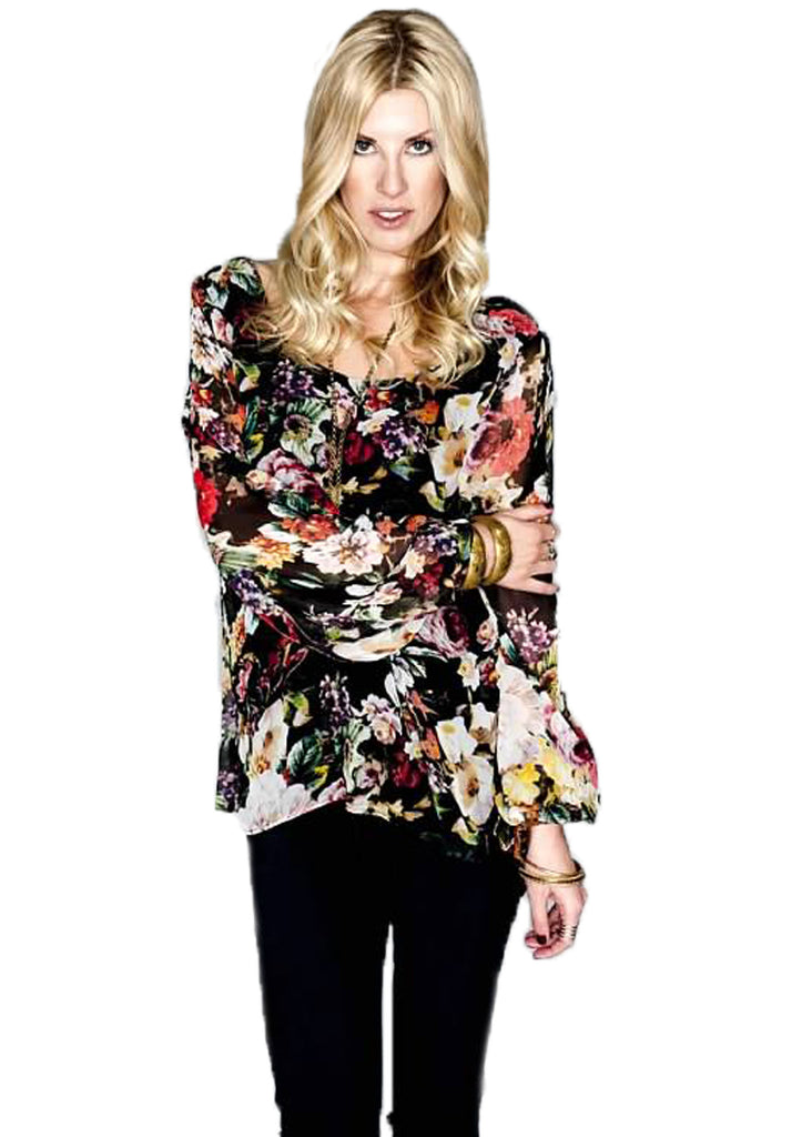 Show Me Your MuMu Jade Blouse in Madame Fleur - SWANK - Tops - 1