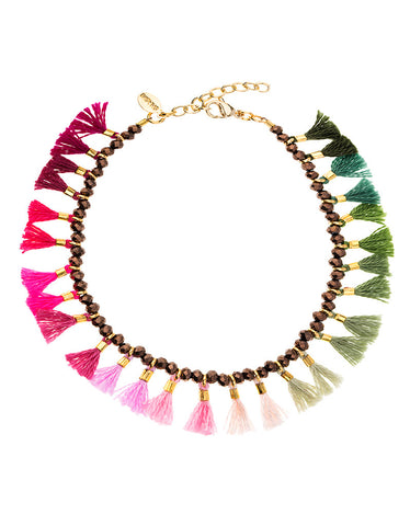 Shashi Ombre Lilu Bracelet in Pink/Olive