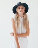 Janessa Leone Lassen Hat in Bluestone - SWANK - Hats - 3