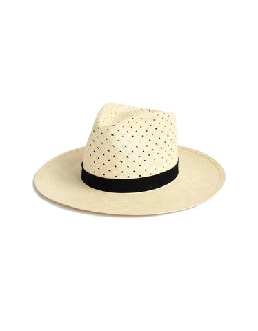 Janessa Leone Adriana Straw Hat in Light Brown