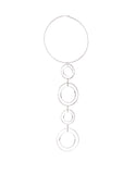 Jenny Bird Boomerang Collar in Silver - SWANK - Jewelry - 1