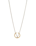 Jenny Bird Arc Pendant in Gold/Silver - SWANK - Jewelry - 1