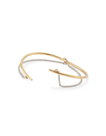 Jenny Bird Rill Cuff in Gold/Silver