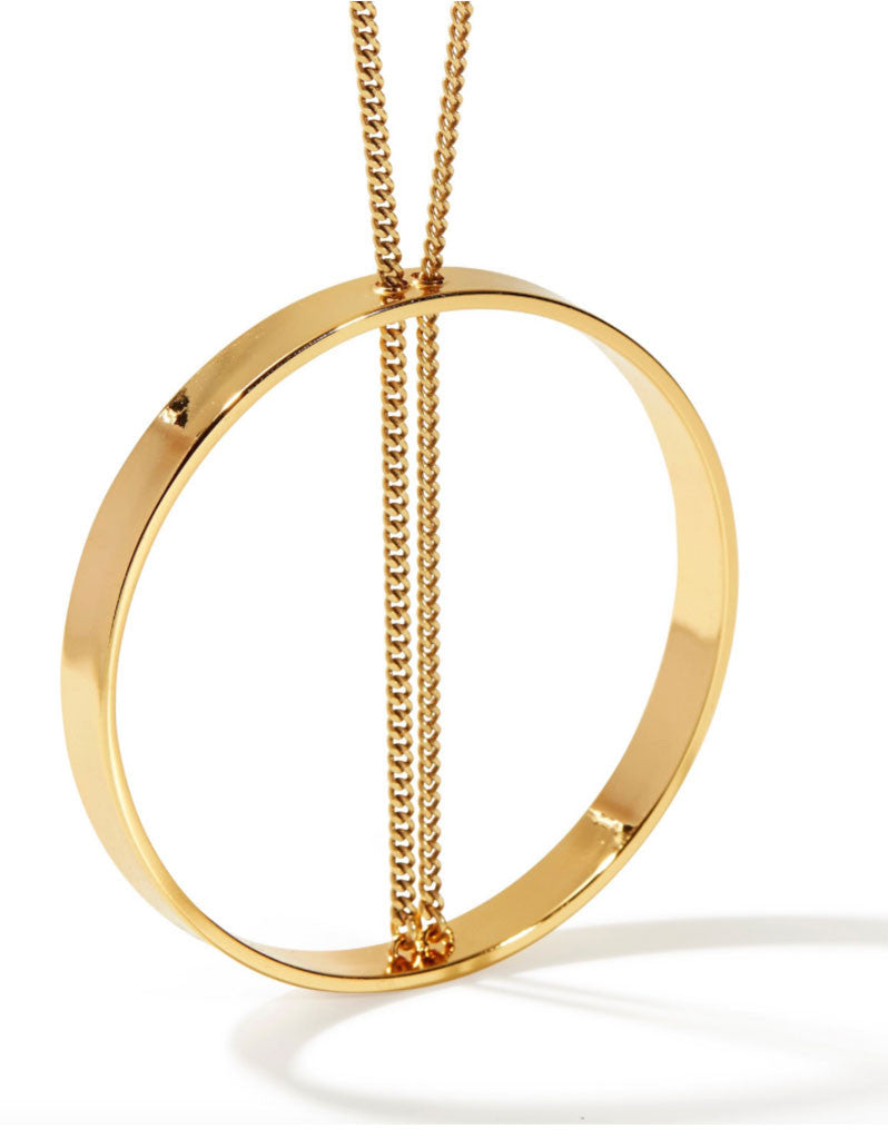 Jenny Bird Halo Pendant in Gold - SWANK - Jewelry - 2