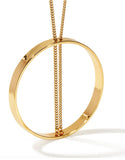 Jenny Bird Halo Pendant in Gold - SWANK - Jewelry - 2