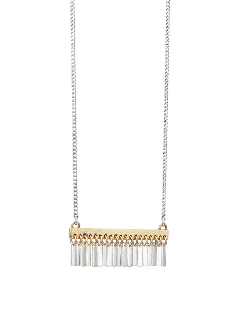 Jenny Bird Raya Pendant in Gold/Silver - SWANK - Jewelry