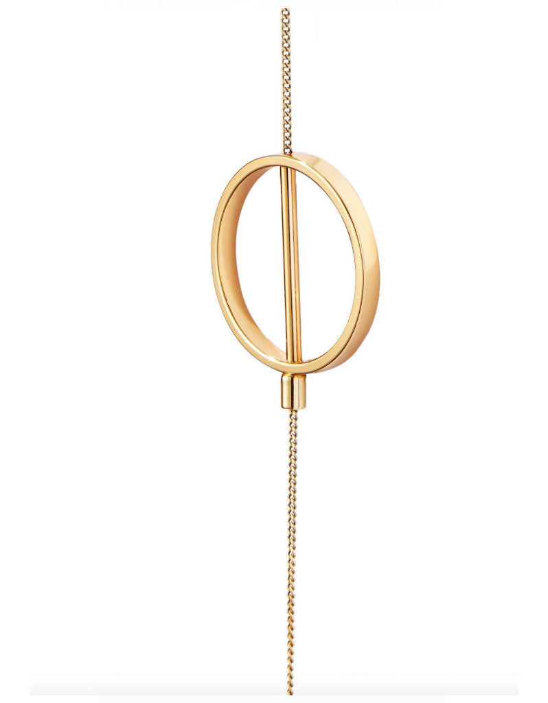 Jenny Bird Rhine Lariat Necklace in Gold - SWANK - Jewelry - 3