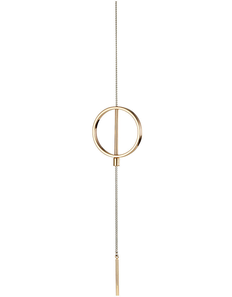 Jenny Bird Rhine Lariat Necklace in Gold/Silver - SWANK - Jewelry - 1