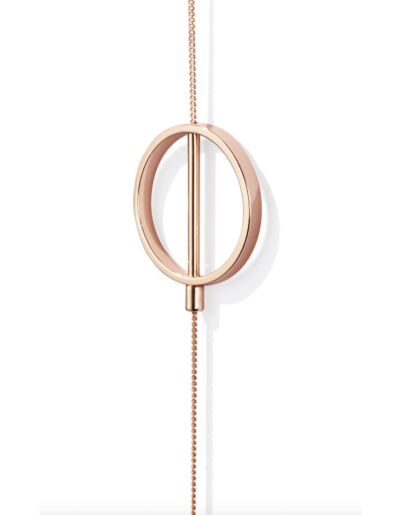 Jenny Bird Rhine Lariat Necklace in Rose Gold - SWANK - Jewelry - 3