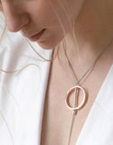 Jenny Bird Rhine Lariat Necklace in Silver - SWANK - Jewelry - 2