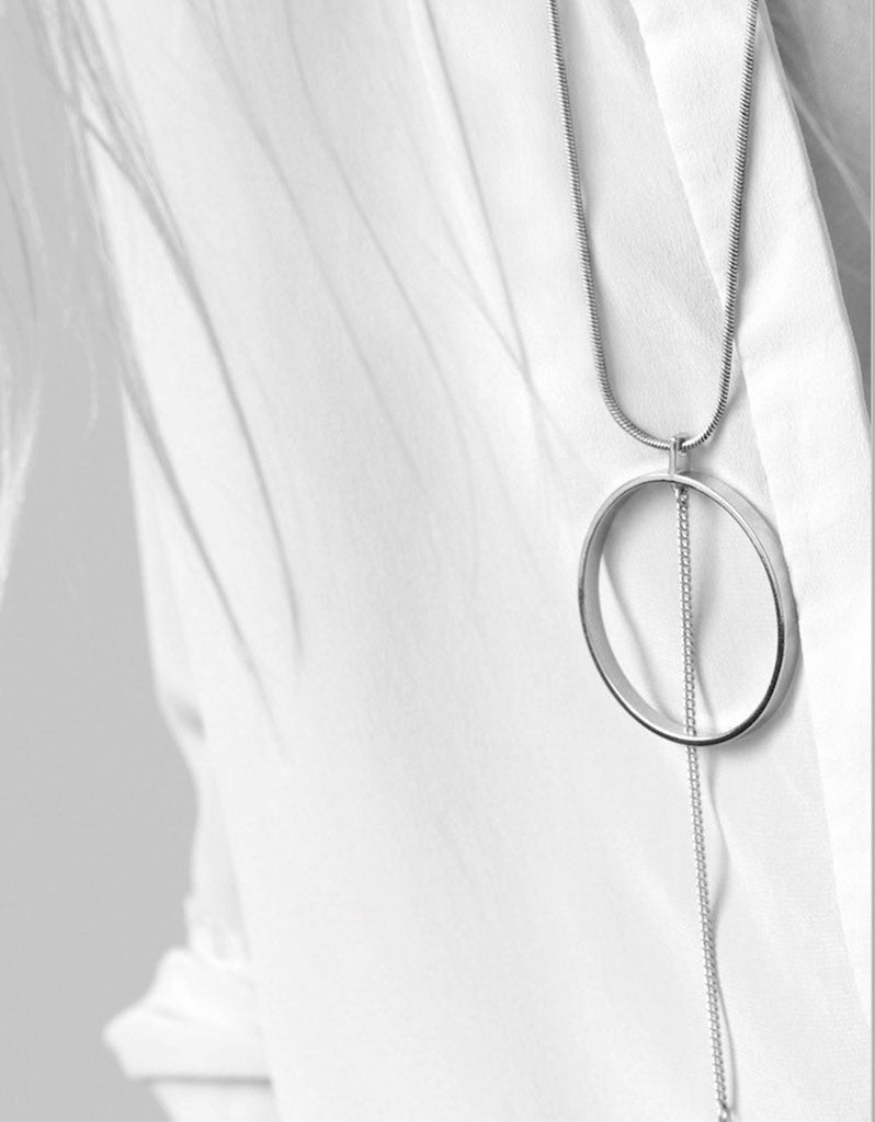 Jenny Bird Rhine Pendant in Silver - SWANK - Jewelry - 2