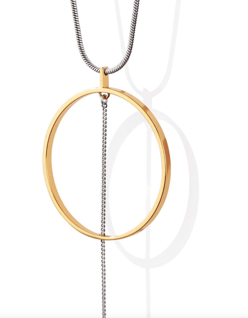 Jenny Bird Rhine Pendant in Gold/Silver - SWANK - Jewelry - 3