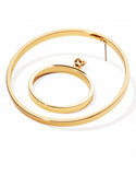 Jenny Bird Rise Hoops in Gold - SWANK - Jewelry - 3