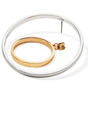 Jenny Bird Rise Hoops in Gold/Silver - SWANK - Jewelry - 3