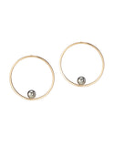 Jenny Bird Saros Hoops in Gold/Silver