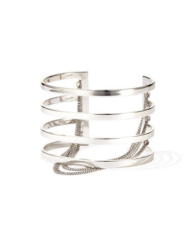 Jenny Bird Rill Cuff in Gold/Silver