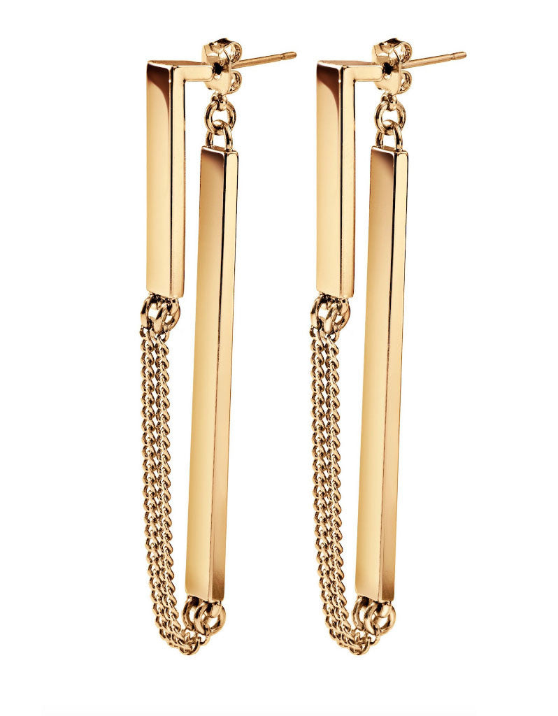 Jenny Bird Zenith Earrings in Gold - SWANK - Jewelry - 1