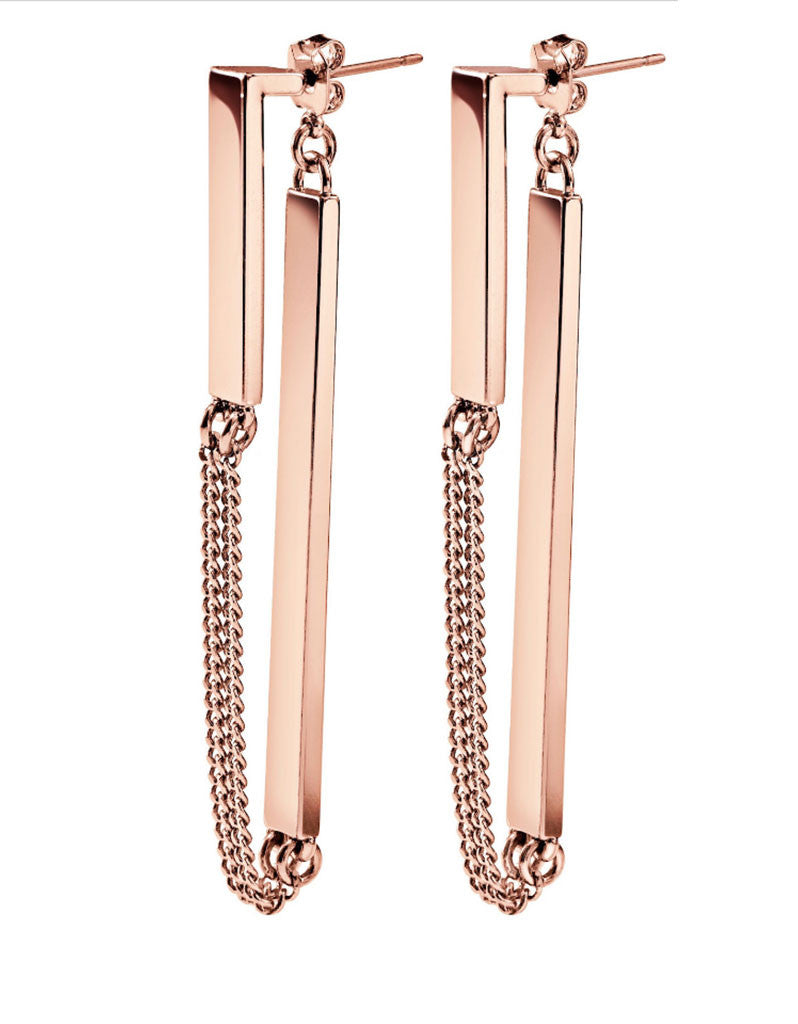 Jenny Bird Zenith Earrings in Rose Gold - SWANK - Jewelry - 1