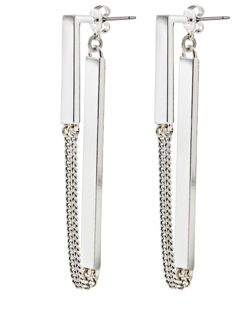 Jenny Bird Zenith Earrings in Silver - SWANK - Jewelry - 1