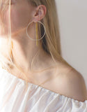 Jenny Bird Zenith Hoops in Gold/Silver - SWANK - Jewelry - 2