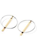 Jenny Bird Zenith Hoops in Gold/Silver - SWANK - Jewelry - 1