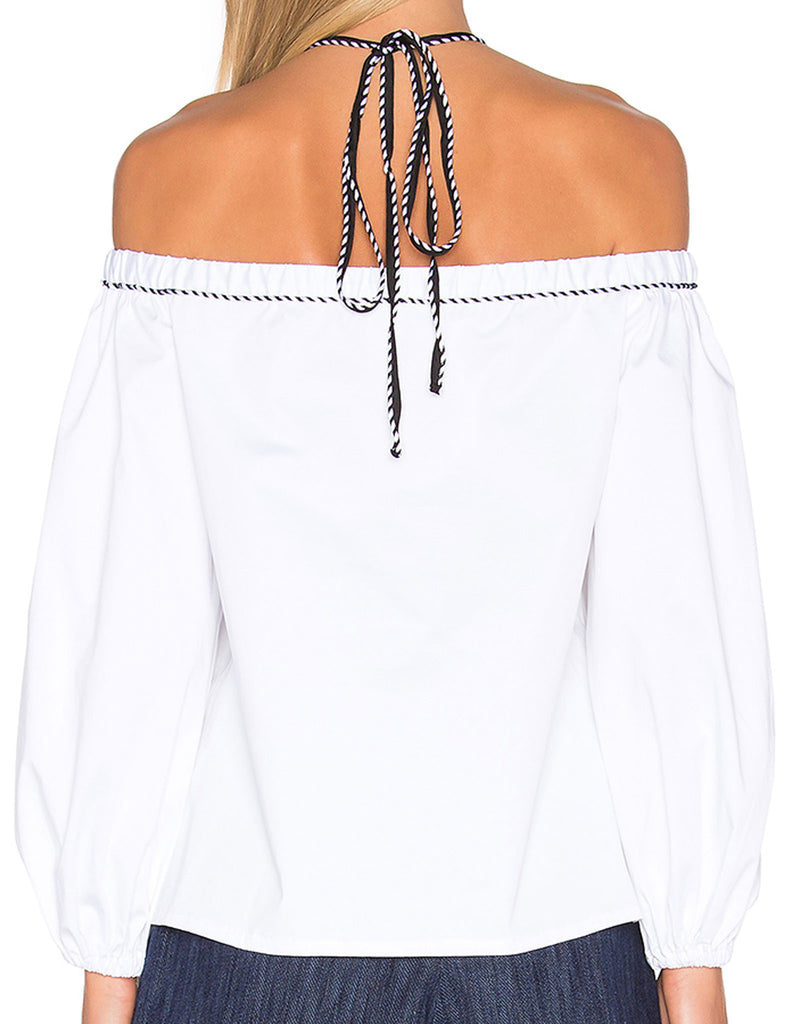 Alexis Karen Top in White - SWANK - Tops - 5