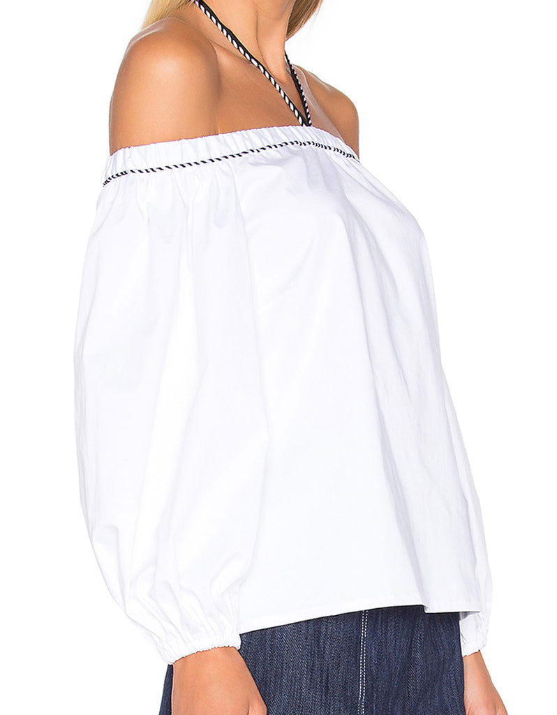 Alexis Karen Top in White - SWANK - Tops - 4