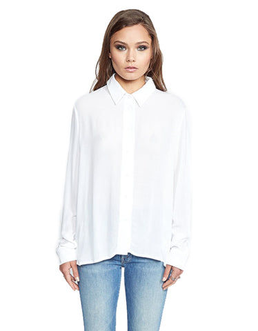 Michael Lauren Keller Button Up Shirt in White