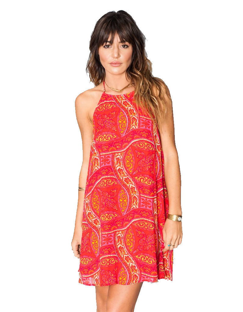 Show Me Your Mumu Katy Halter Dress in Pink Colada - SWANK - Dresses - 1